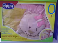 اسباب بازی چیکو اصل تشک بالشت دار عروسکی خرس صورتی چیکو      chicco