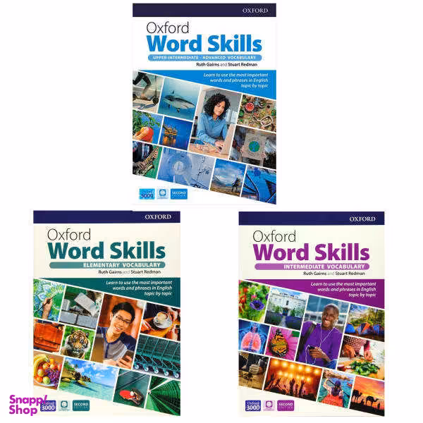کتاب Oxford Word Skills Second Edition اثر Ruth Gairns And Stuart Redman انتشارات سپاهان سه جلدی