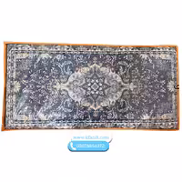 پشتی فرش ماشینی 700شانه طوسی کد 6