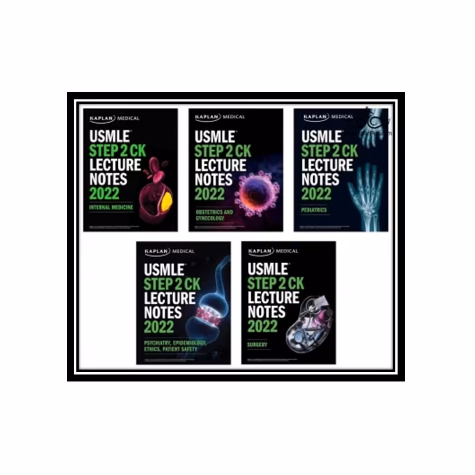 کتاب USMLE Step 2 CK Lecture Notes 2022- 5-book set