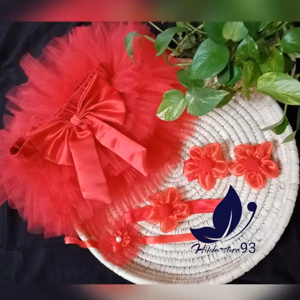 ست دامن ،پاپوش کشی،هدبند و مچبند
