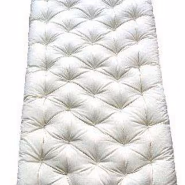 تشک پشمی طبی سنتی یک نفره 6 کیلویی با پارچه متقال