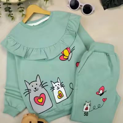 بلوزشلواردخترانه گربه