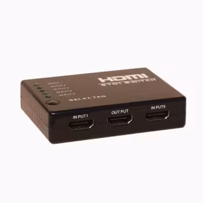 سوئیچ 5 پورت HDMI وی نت V-SWHD1405 به همراه ریموت کنترل