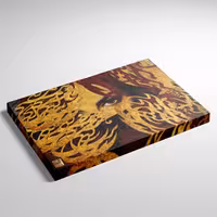 تابلو تلفیقی نقاشیخط دیجیتال آرت گالری چارگوش  2525