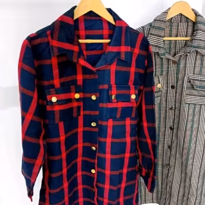 مانتو بافت پشمی مدل مدل خط دار پلین