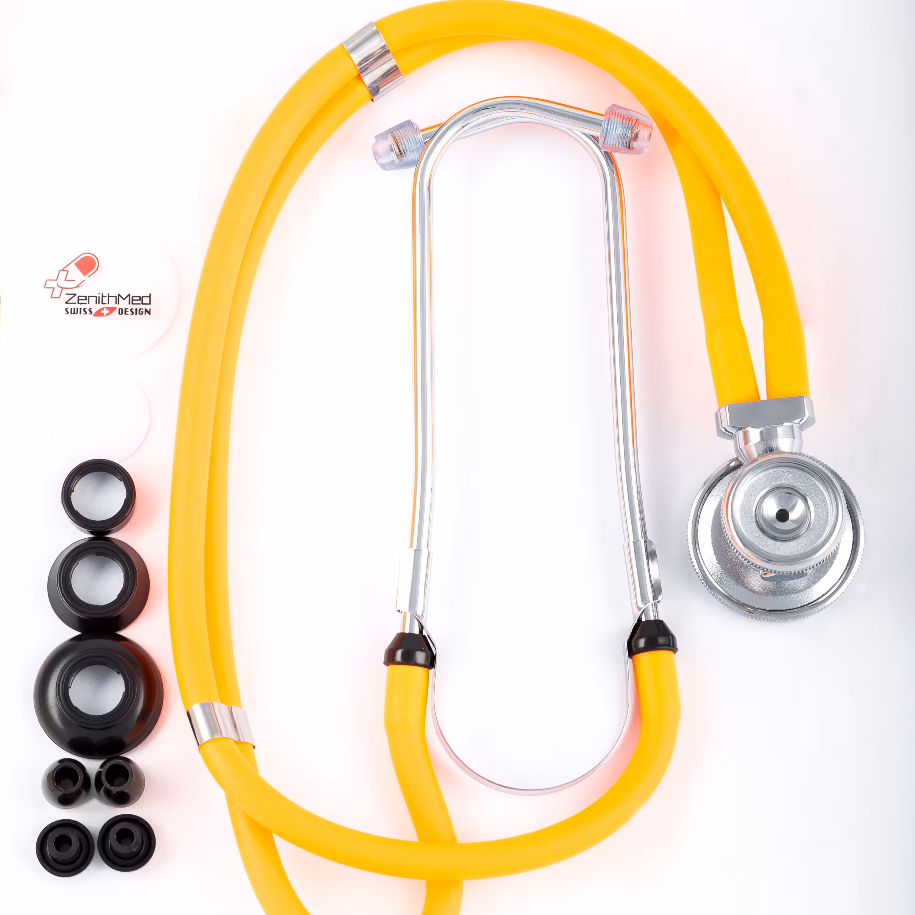 گوشی پزشکی دو پاویون کاردیولوژی دوشیلنگ ( دام پزشکی )کد3003 zenitmed