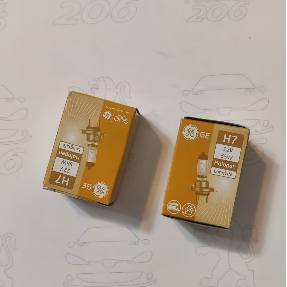 لامپ h7 جنرال الکتریک اصلی ساخت مجارستان 