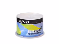 سی دی خام اپرو 52x بسته 50 عددی