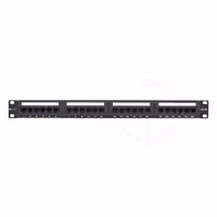 قیمت و خرید پچ پنل شبکه امپ 24 پورت Cat5e UTP | نت‌ ران