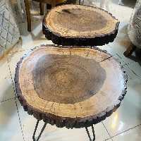 میز عسلی روستیک