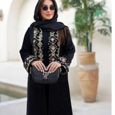 مانتو مجلسی مازاراتی بزرگ سایز تا 56 مدل شکیبا - کد 4800