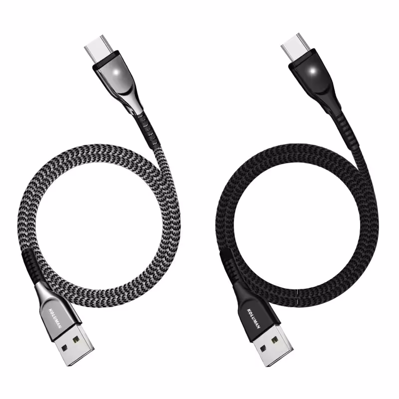 کابل تبدیل USB به USB-C کلومن مدل kd-39 طول 1 متر