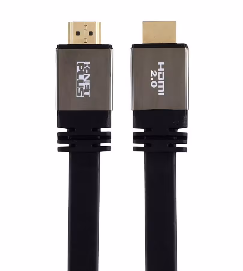 کابل HDMI 2.0 Flat کی نت پلاس مدل KP-HC164 به طول 15 متر