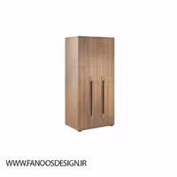 کمد لباس 2 درب لولایی سایز 204*90*60 کد 8904