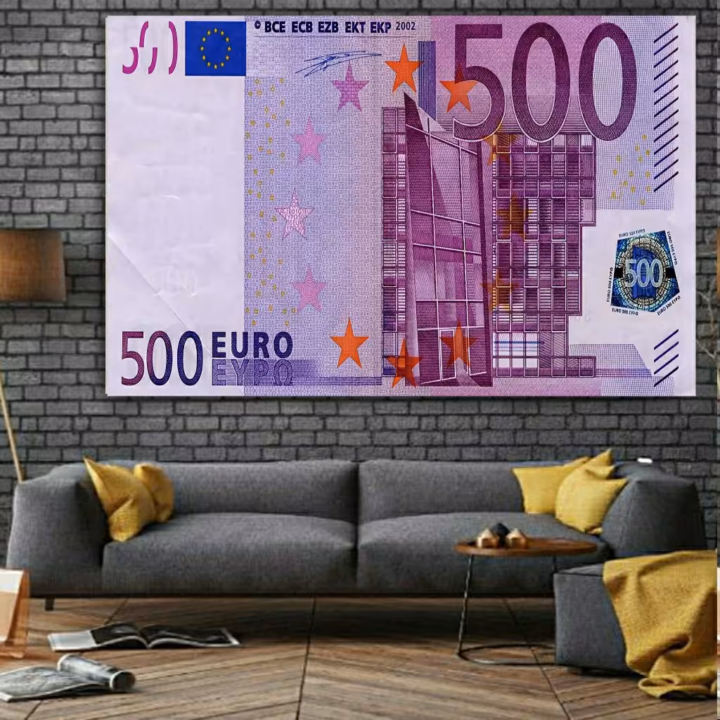 تابلو بوم طرح یورو