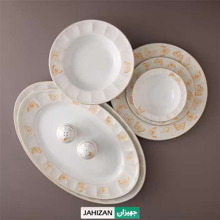 سرویس چینی زرین 29پارچه هوراند طلایی سری نئوکلاسیک (عالی)