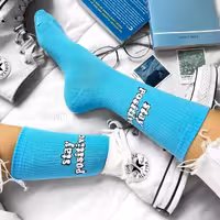 جوراب Stay Positive ساقدار اسپرت نخ پنبه