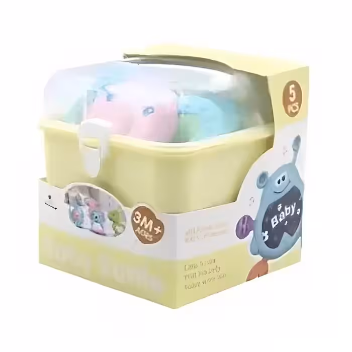 ست جغجغه و دندانگیر نوزادی5 عددی