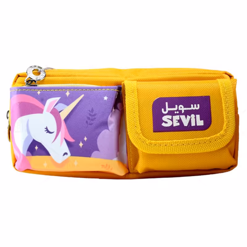 خرید جامدادی طرح یونیکورن مدل سویل کد 3023