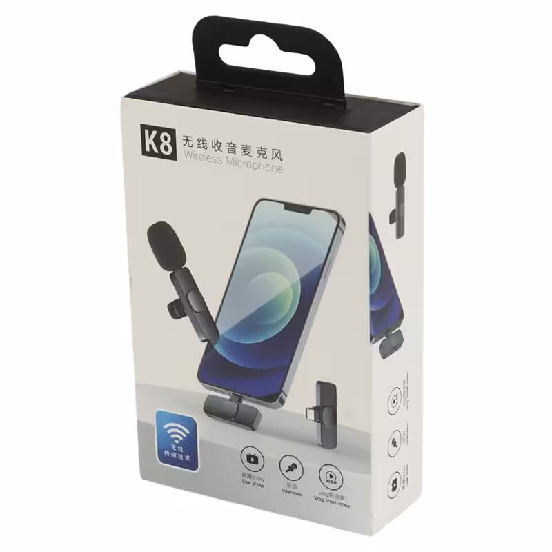 میکروفون بیسیم یقه ای k8