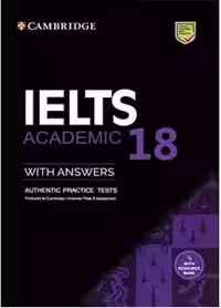 کتاب کمبریج ایلتس 18 آکادمیک cambridge IELTS 18 academic