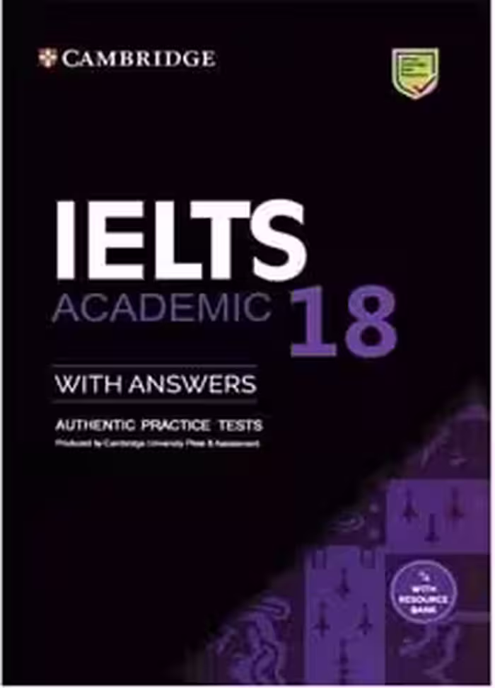 کتاب کمبریج ایلتس 18 آکادمیک cambridge IELTS 18 academic