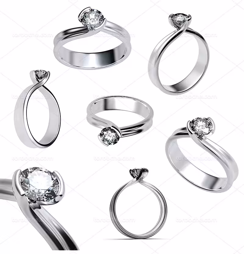 عکس انگشتر نگین دار زنانه | گرافیک با طعم تربچه