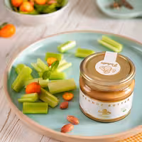 کره بادام زمینی ایرانی کلاسیک(2درصدشکر)305گرمی دارای سیب سلامت و پروانه بهداشت