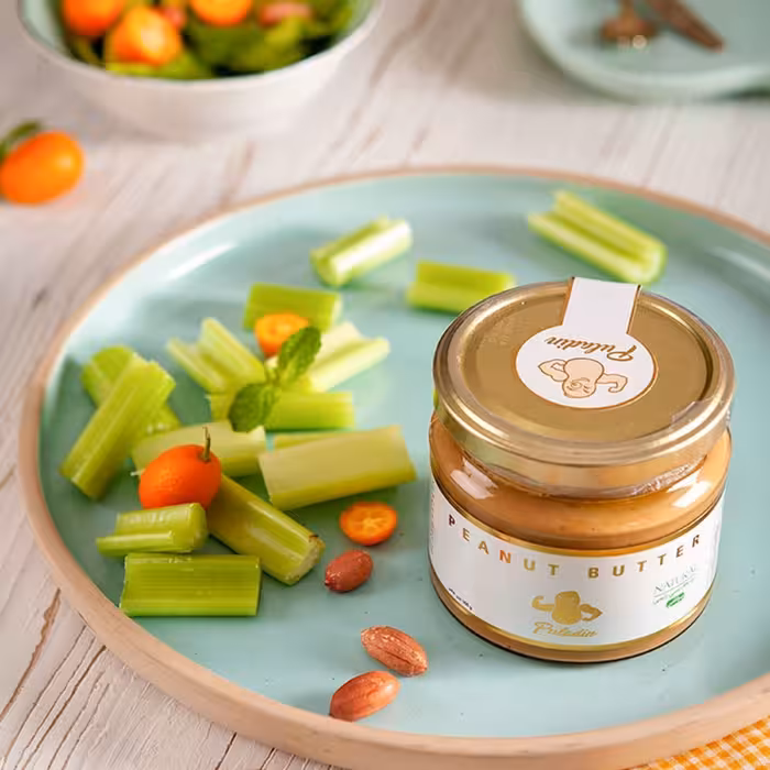 کره بادام زمینی ایرانی کلاسیک(2درصدشکر)305گرمی دارای سیب سلامت و پروانه بهداشت