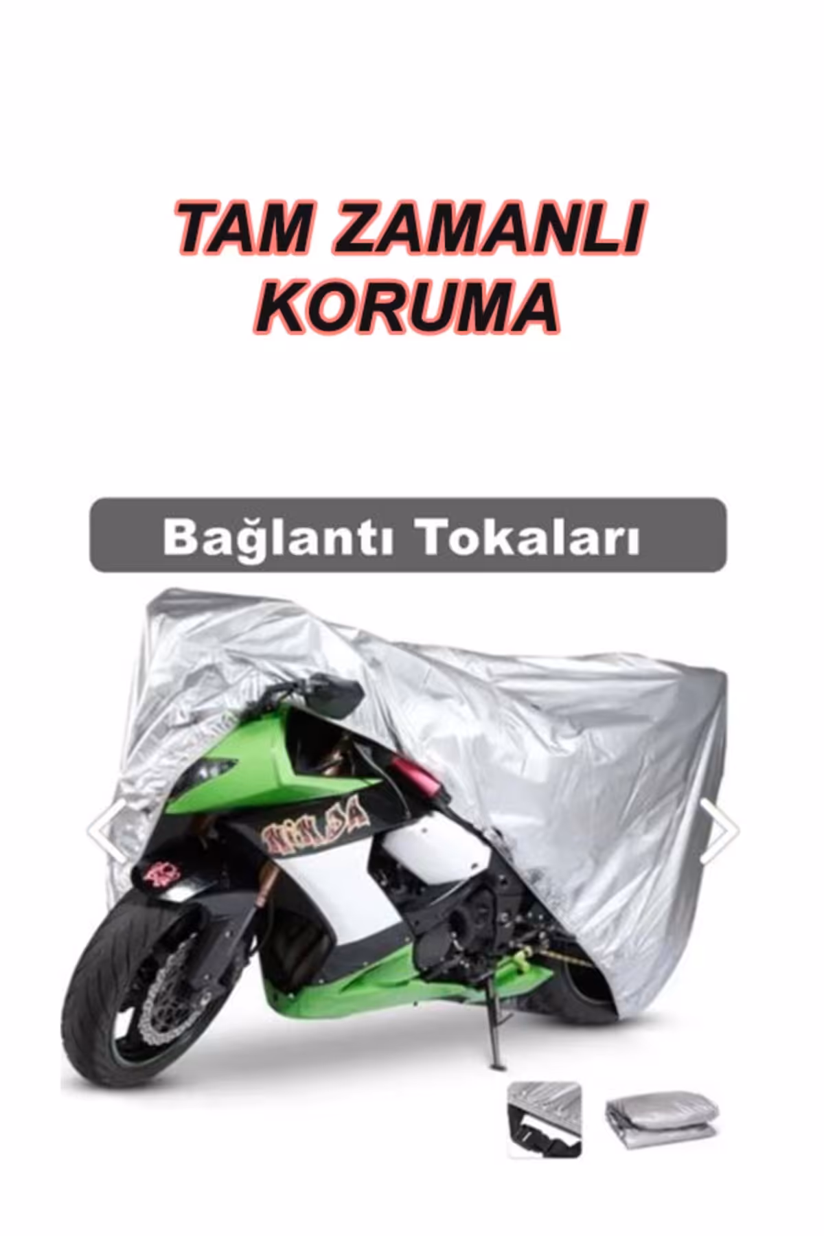 چادر موتورسیکلت خاکستری HONDA ACTAVA 100 BACKBAG سازگار با موتور سیکلت TARKET MOTOR 4 فصل محافظت Genel Markalar
