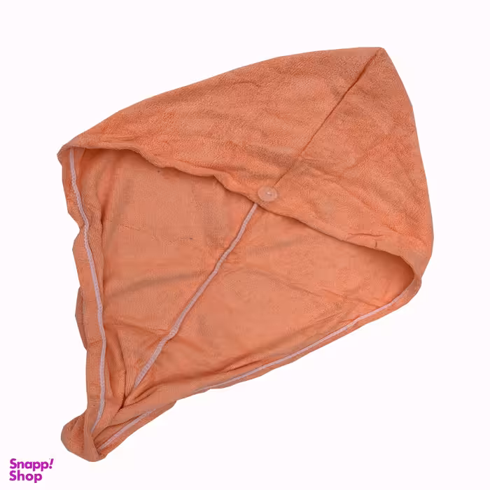 کلاه حمام میکروفایبر مدل دکمه دار کد 06
