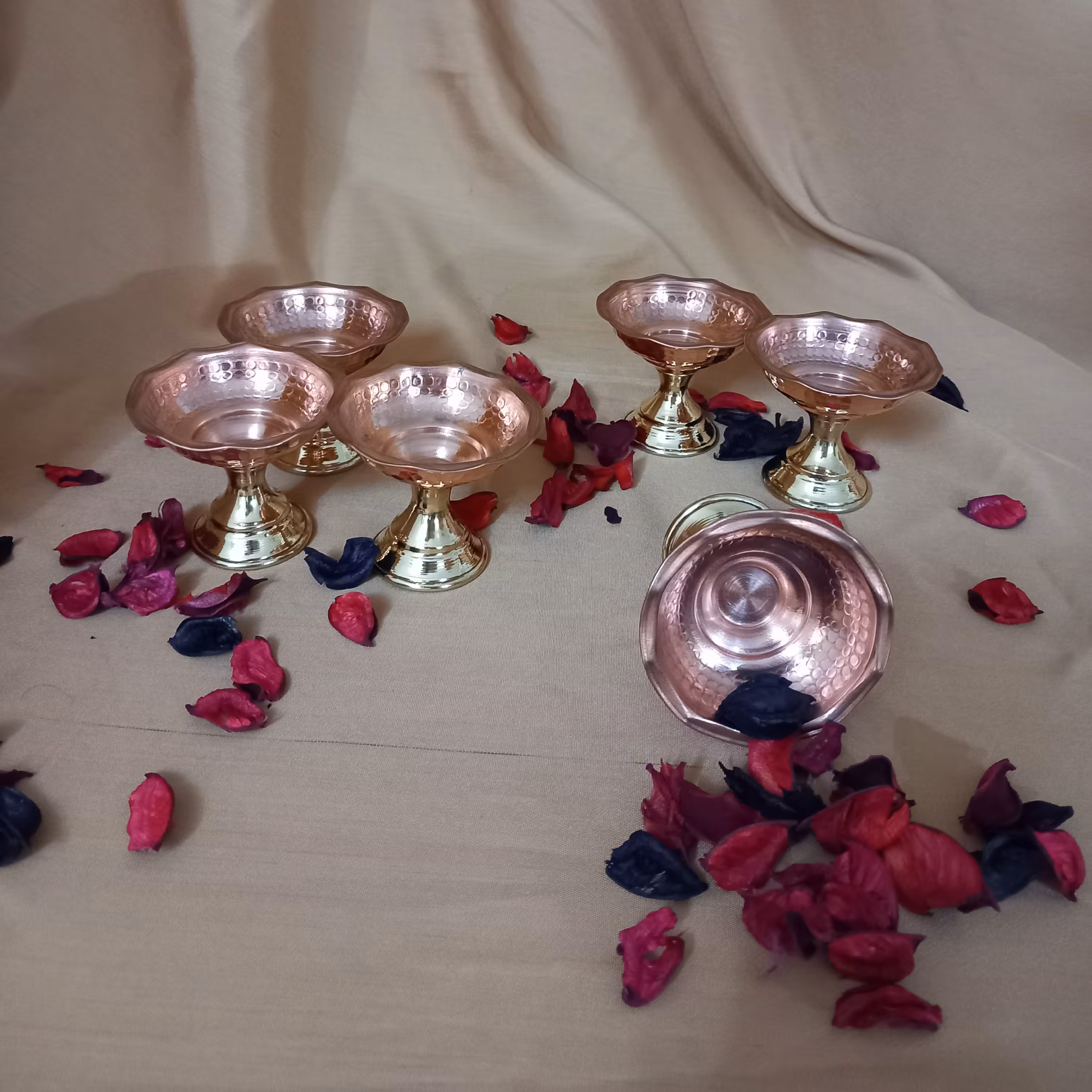 هفت سین پایه برنجی 