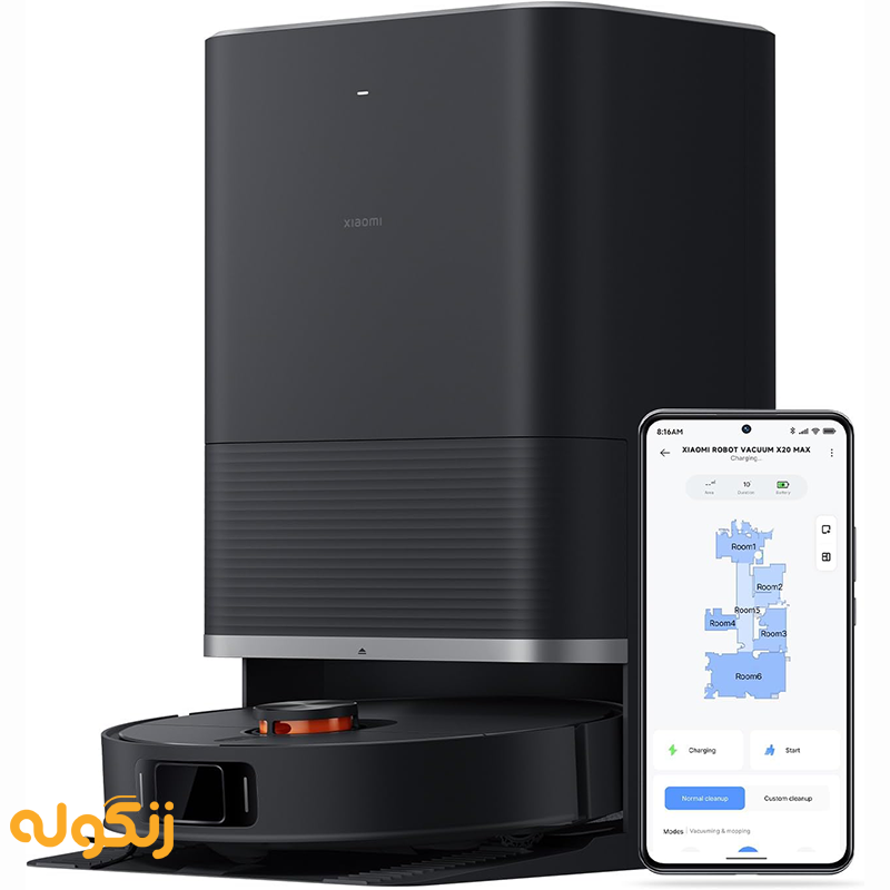 جارو رباتیک شیائومی مدل X20 Max - زنگوله