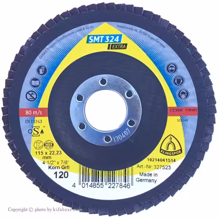 فلاپ سمباده مینی کلینگ اسپور زبری 120 ساخت آلمان