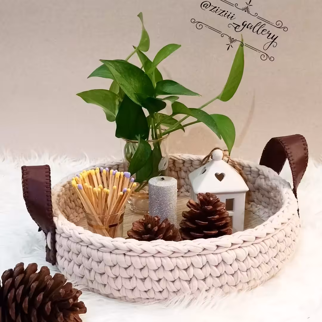 سینی دکوراتیو تریکو  