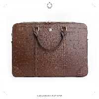 کیف مردانه چرم دست دوز پاشا - خانه چرم نیاوران