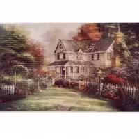  پازل هزار تکه خانه ای در روستا( آماده و ساخته شده)