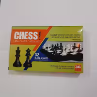شطرنج دارای جعبه و کیفیت عالی بازی فکری بازی شطرنج مناسب همه رده سنی