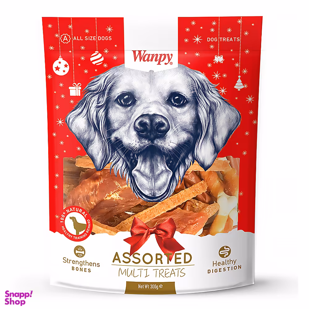 تشویقی سگ ونپی مدل میکس وزن 300 گرم