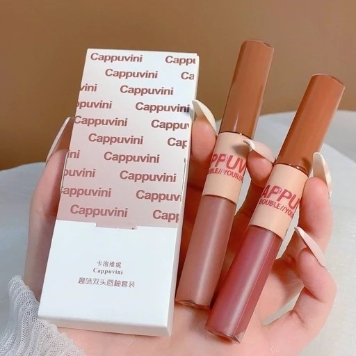 رژ لب مایع کرمی مات مخملی رژلب خیس کره ای لیپگلاس اوجینال دارای دو سر کیوت فانتزی پینترستی کیوت فانتزی