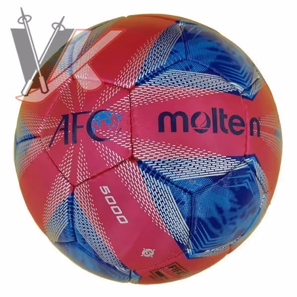 توپ فوتبال سایز 5 دوختی مولتن مدل AFC 5000 قرمز آبی کد 1901075