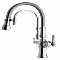 شیر آشپزخانه دو کاره فاخته مدل آپادانا کروم 