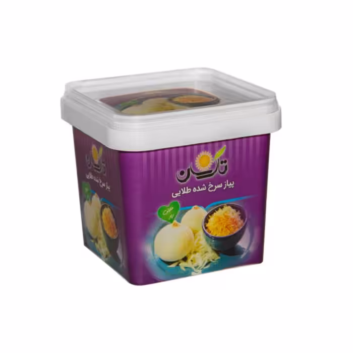 پیاز داغ تاکسان حجم خلالی ریز 100 گرم چربی کاهش یافته