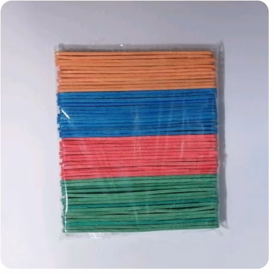 چوب بستنی بلند رنگی