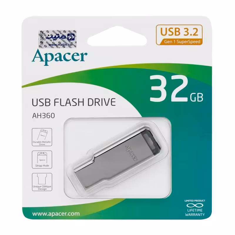 فلش 32 گیگ اپیسر APACER USB3.2 AH360