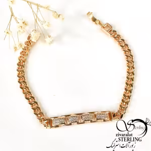 دستبند ژوپینگ کارتیه طرح دار کد 9865