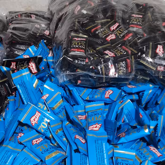 شکلات تلخ با درصد مختلف