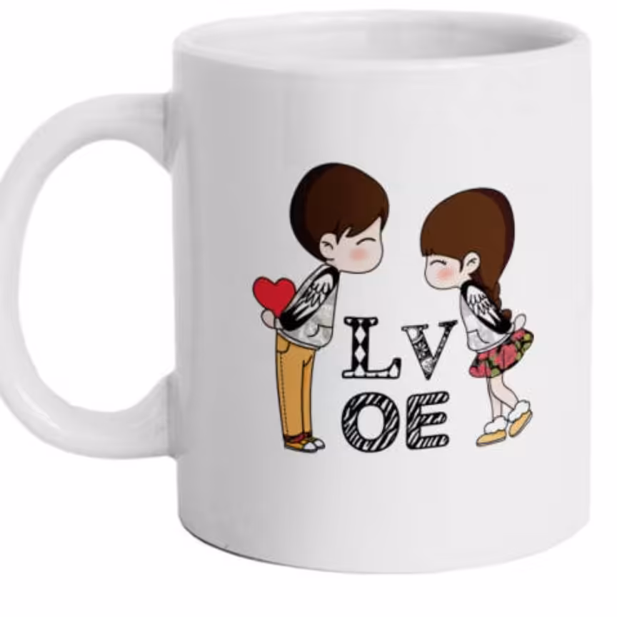 ماگ سرامیکی طرح love کد049