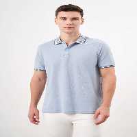 تی شرت یقه پولو آبی مردانه A. POLO YAKA FIT متناسب Morven